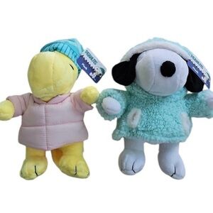 Peanuts Plush Set - Yellow and Blue